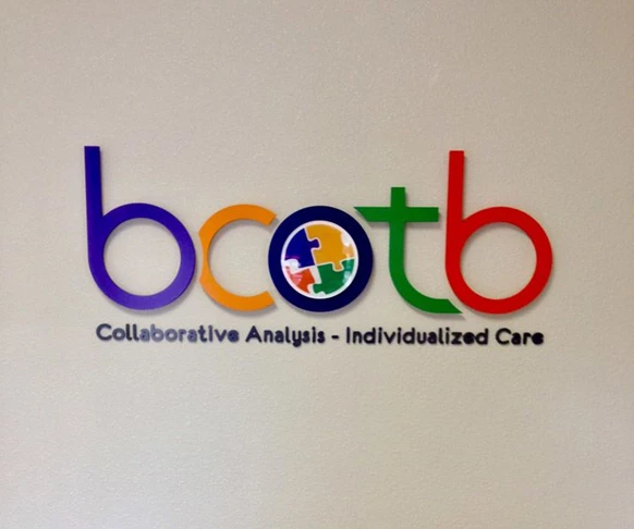 bcotb -  Custom Indoor Sign with 1/2 PVC Dimensional Letters Painted to Logo Specifications