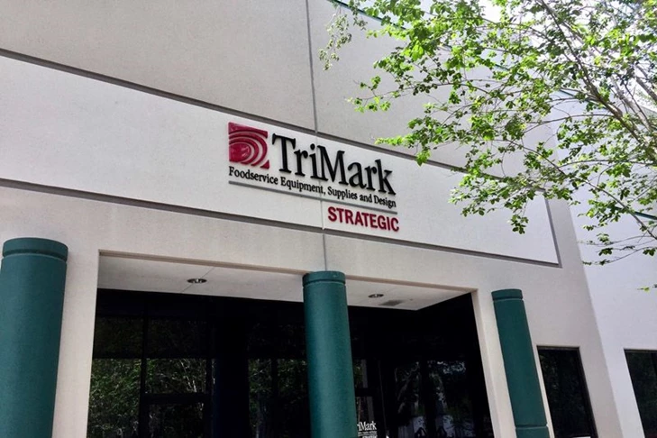 Custom Outdoor Dimensional Letters for TriMark in North Tampa