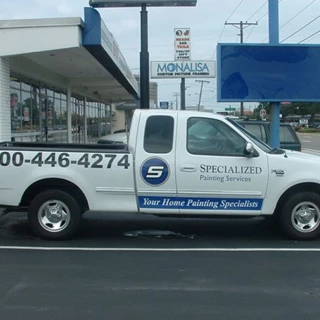 Truck lettering for Specialized Painting Services